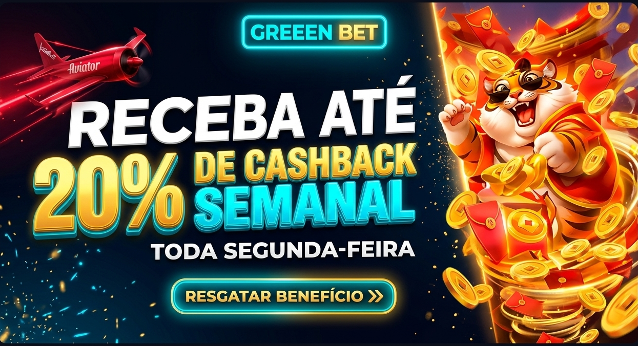 Receba até 20% de Cashback